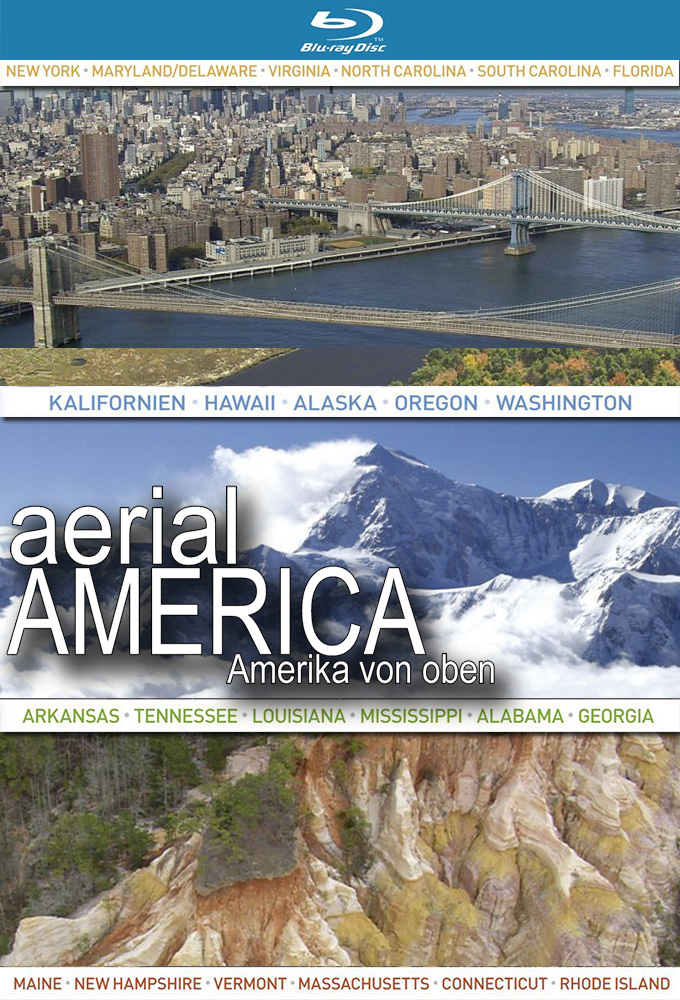Poster Amerika von oben
