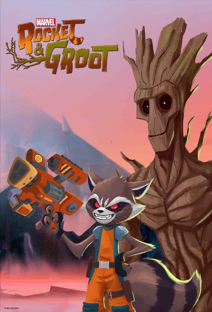 Poster Marvel's Rocket & Groot