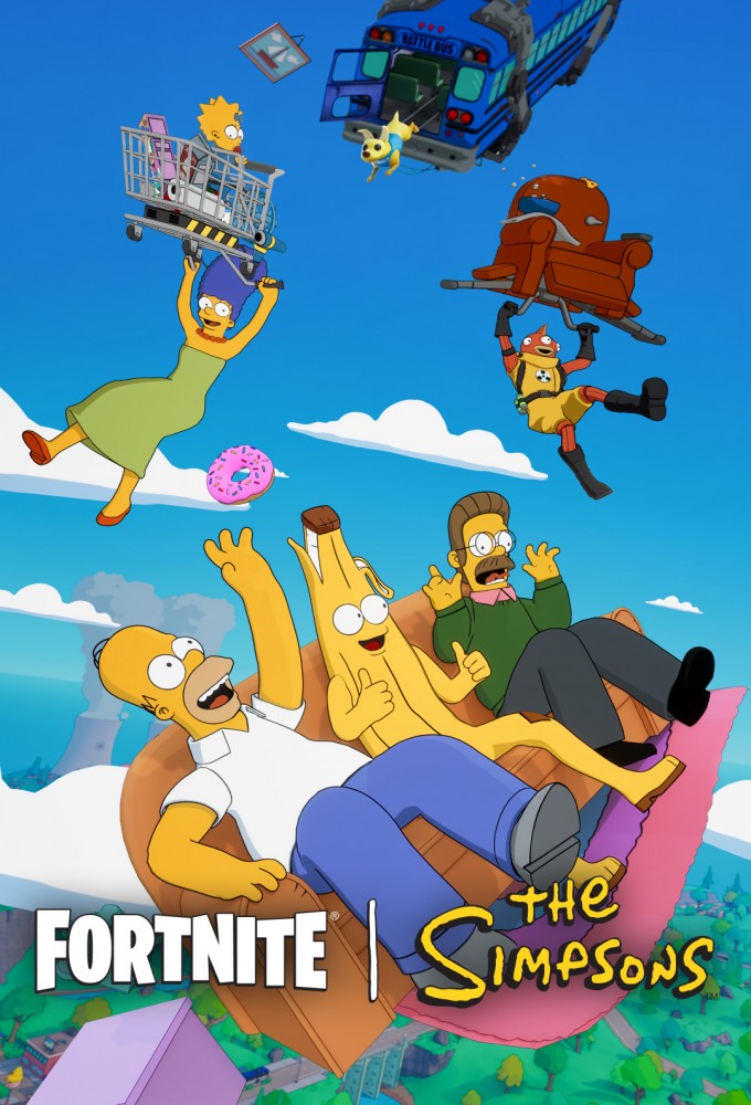 Poster Fortnite x The Simpsons